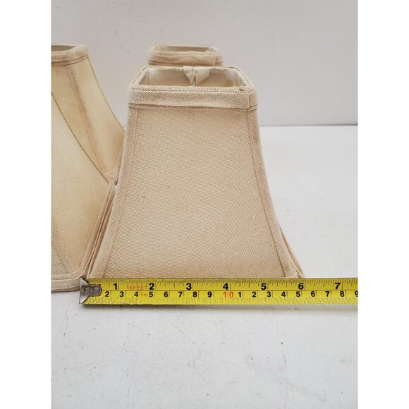 Vintage Lamp Shade Fabric Classic Beige - Small beige Lamp Shades for Smaller - Picture 6 of 10